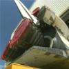 Discovery's departure from hangar