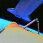 Ascent as seen through the eye of external tank camera
