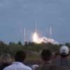 Press Site view of Pluto launch