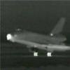 Landing captured by infrared camera