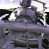 Spacewalkers return to airlock at EVA's end