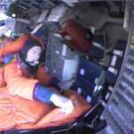 Pilot Jim Kelly boards Discovery