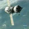 Soyuz docks to the space station