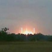 Launch as seen from Kennedy Space Center