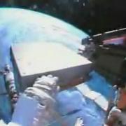 Experiment package installed during spacewalk