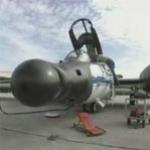 Background footage of WB-57 flight preps