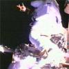 Spacewalkers jettison failed experiment probe