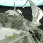 Discovery's robot arm put to work